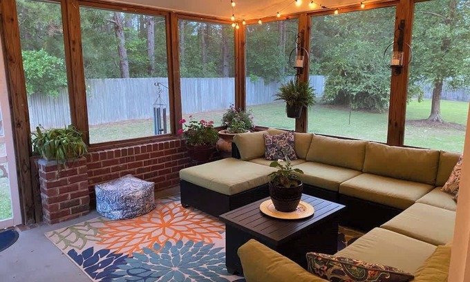 Hope Mills House | I-95 easy Gym Golf Cart Fire Pit Pet ok