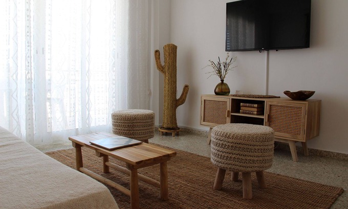 Oliva Apartment | Ibiza style apartment with 3 bedrooms 50 meters from the beach