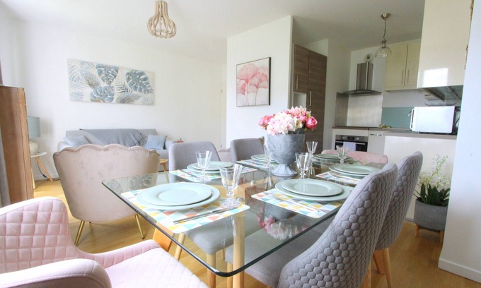 Serris Apartment | Ideal apartment for 6 travelers Val d'Europe Disneyland BOURBON3