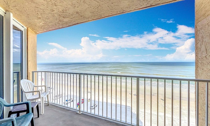 New Smyrna Beach Condo | Ideal Family Friendly Beach Vacay. Beachfront & Steps to Flagler Ave