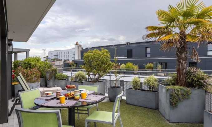 Saint-Helier Apartment | ILLANKA - Appartement 3 chambres avec parking et terrasse proche gare