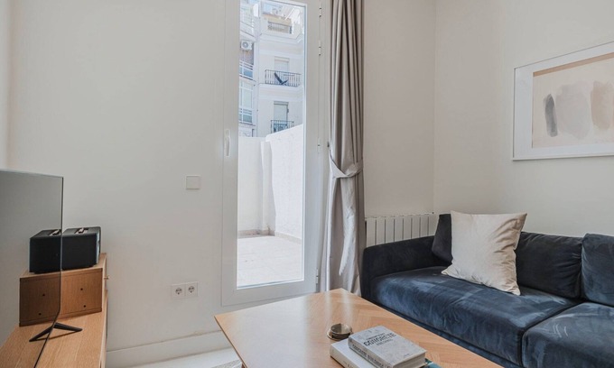 Gaztambide Apartment | Impeccable Chamberí 1BR w/terrace, nr the city center, by Blueground