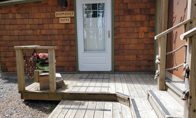 Telegraph Cove Cottage | In Telegraph Cove, rare gem, private, TV, High-speed WiFi, no cleaning fees