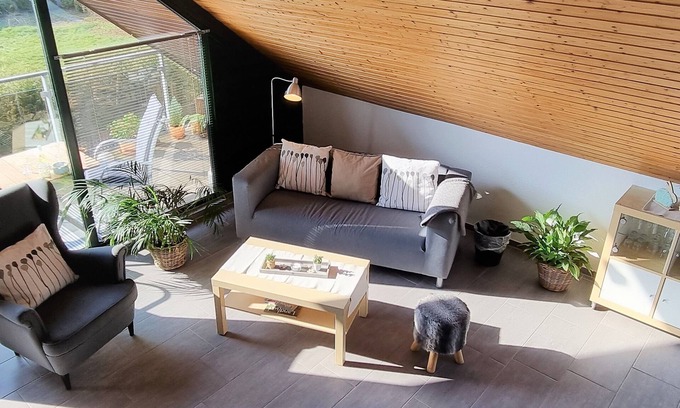 Seevetal Apartment | In the holiday home Hamburg: Apartment 2 with a covered balcony in a quiet location!