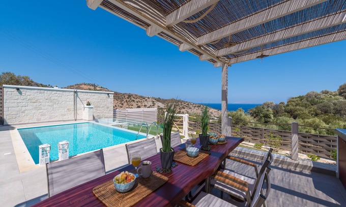 Malevizi Villa | "INDER" sea view Villa with private pool!