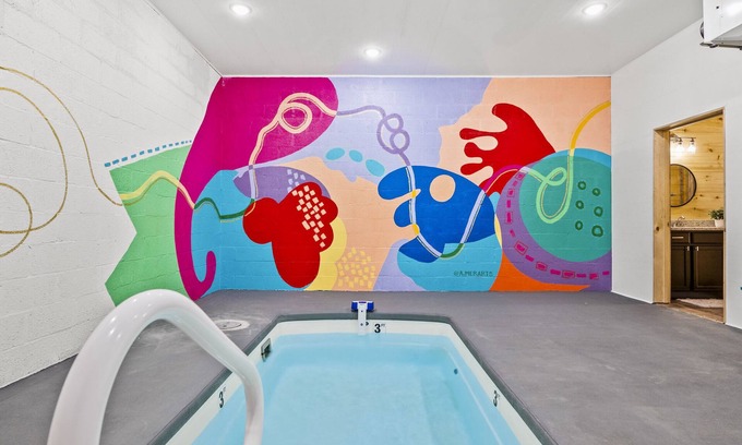 Sevierville Cabin | Indoor Heated Pool, Hot Tub, Laser Tag, Arcades, Grill, Deck