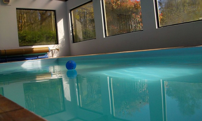 Ashford House | Indoor Pool beautiful 2 bed lodge sleeping 4 in 5 acres of beautiful Woodland