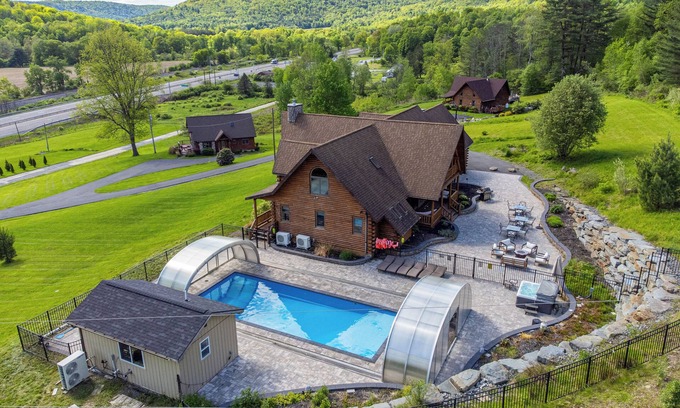 Hancock House | Indoor Pool,Largest Game Lodge,Sleeps 39