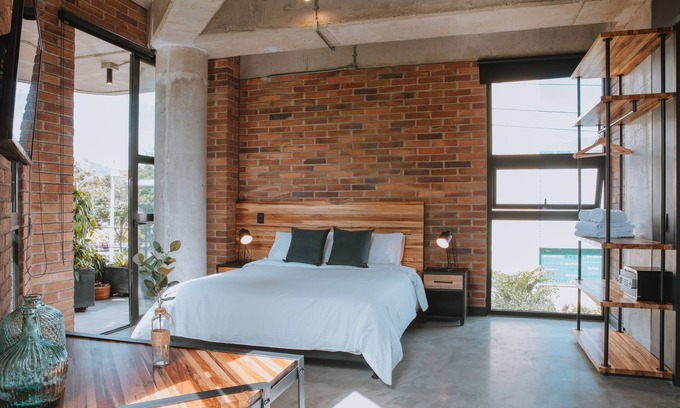 Laureles Apartment | Industrial Chic Loft in Front of Unicentro Mall