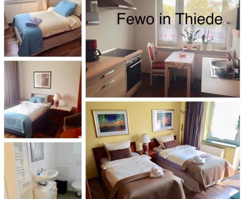 Thiede Apartment | Ingrids Ferienwohnung mit Balkon in Thiede nähe See