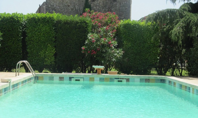 Bourdic Cottage | INSOLITE BOIS & VERDURE/Private swimming pool and tennis court/NEAR UZES - SAMANE