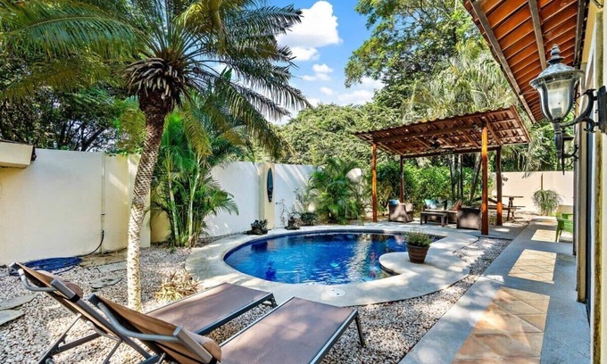 Potrero House | Inviting Home with Colorful Decor and Private Backyard Oasis with a Swimming Poo