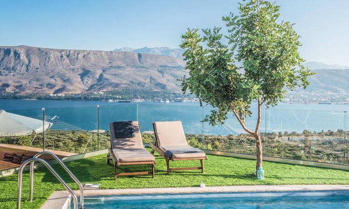 Pitharion Villa | Istros Villa I, Pool, BBQ & Heated Spa Whirlpool