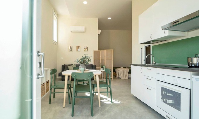 Castel San Pietro Terme Apartment | CASADELFALEGNAME-ABETE-Loft with bathroom-kitchen,3 beds