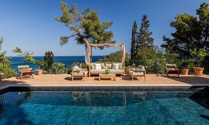 Porto Ercole House | Amazing sea view, private pool, beautiful garden, AC in all rooms & free WIFI