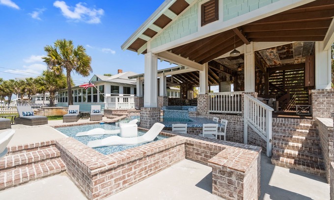 Port St. Joe House | Ivey House - Unobstructed Gulf View, Private Pool, WiFi, Pet Friendly, St Joe Be