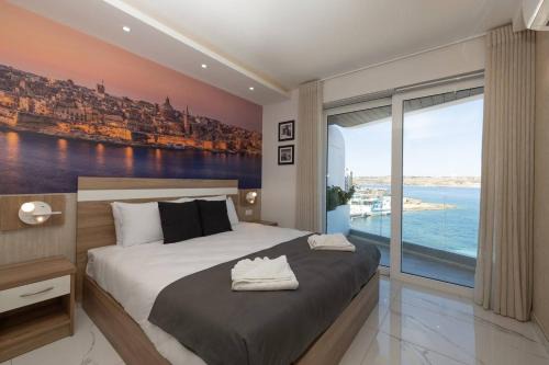 Bugibba Apartment | Ivory Suite Seafront With Views!- Fl 8 By Homely