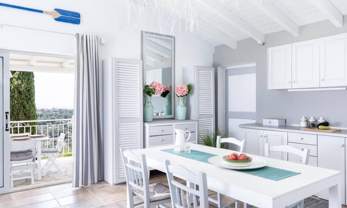 Vlachopoulatika Villa | Juniper House - Charming 3 bed Villa With sea View