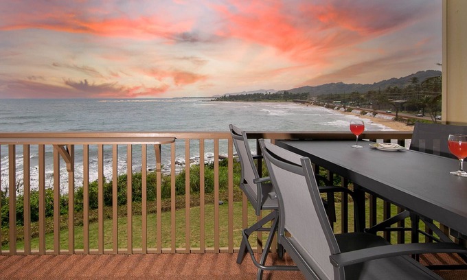 Wailua House Lots Condo | Just renovated and right on the ocean! No hidden fees.