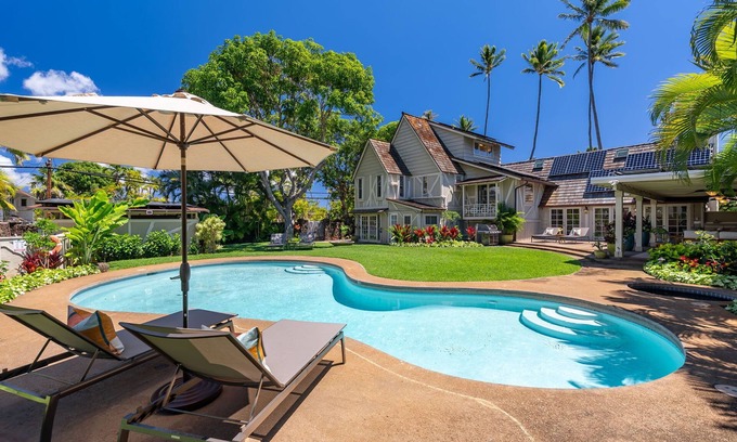 Kahala House | Kahala Palms by Gather: Elegant Beachside Home w/Pool & Jacuzzi