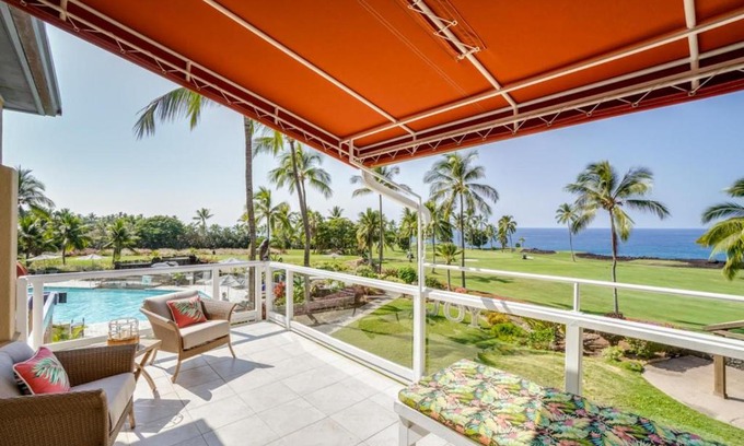 Kailua-Kona House | Keauhou Gardens Penthouse 22B at Kona Coast Resort