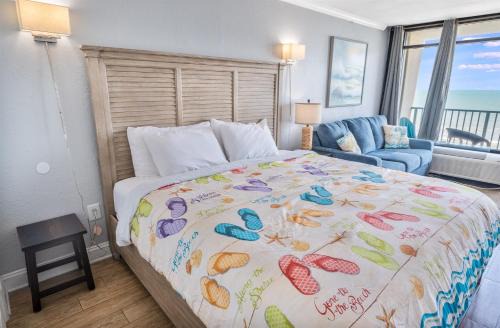 Myrtle Beach Apartment | King Bed, Studio Oceanfront, Indoor Heated Pools!