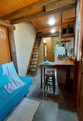 Campeche Leste House | Kitnet Pi · Tiny House Completa | 2min. a pé da praia| Ar Cond