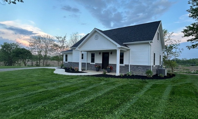 St. Marys House | Koop Creek Home. A charming, quiet country home near St. Mary's and New Bremen.