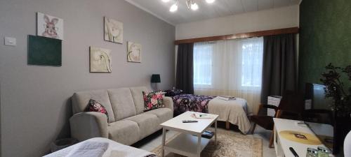 Rauma House | Kortteer vihreä huone