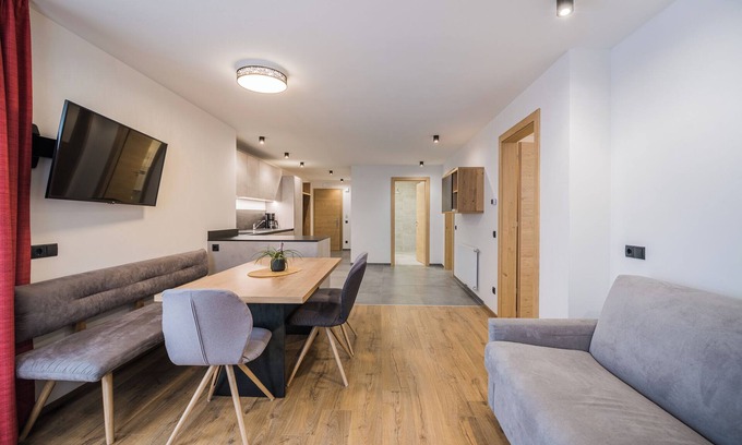 Vierschach Apartment | 'Kuenz Dolomites Apartment 5' with Mountain View, Garden & Wi-Fi