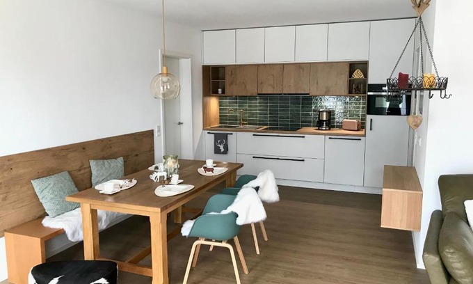 Wolfegg Apartment | LÜFTLE neue gemütliche große Familien Ferienwohnung im Allgäu