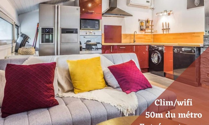 Patte d'Oie Apartment | ☆ L'appart d'oie ☆ 2 pièces ☆ 50m du métro ☆ fibre
