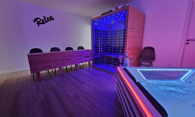 Differdange Apartment | L'appart Spa, Jacuzzi & Sauna