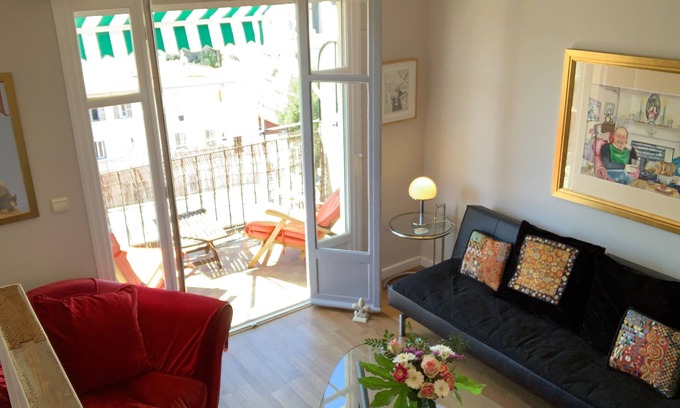 Thiers Apartment | L'ART DES AMIS- deluxe penthouse with south-facing terrace/Musiciens/Nice