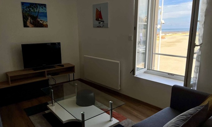 Langrune-sur-Mer Apartment | L'artiste, Moderne Avec vue mer - Cour - Parking