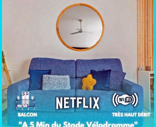 Baille Apartment | L'Escapade-Wifi-Netflix-Balcon-La Timone-Vélodrome