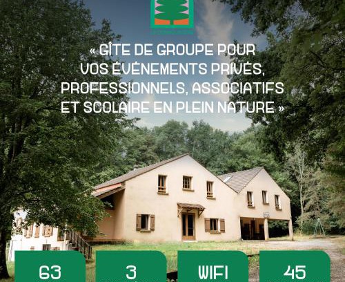 Saint-Augustin House | La Donaclaudré - Hébergement de groupe en pleine nature, idéal pour tous vos séjours ! 63 couchages - 2 grandes salles - Salle de jeux - Cuisine professionnelle - Accessible facilement - Localisation attractive -Proche Paris & Disney