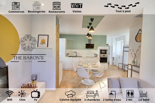Nevers Apartment | La grande porte du Baron