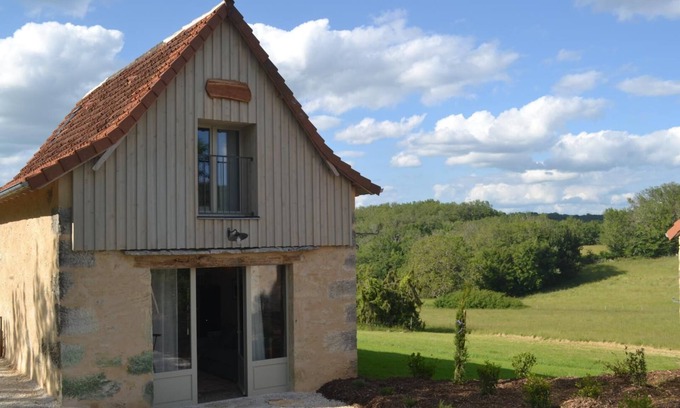 Cajarc House | La Grangette d'Yvette with wood-fired Nordic bath