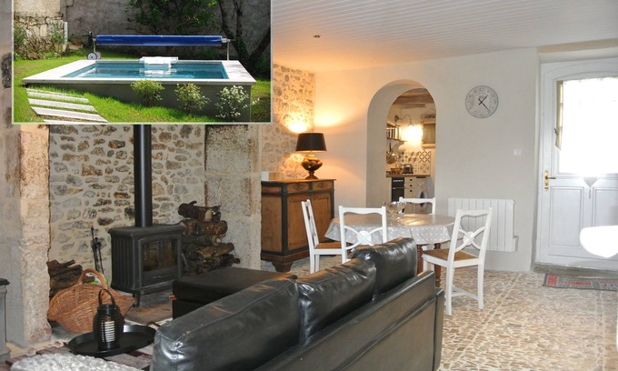 La Bachellerie House | La Maison d'Eugénie, private heated pool, near Lascaux
