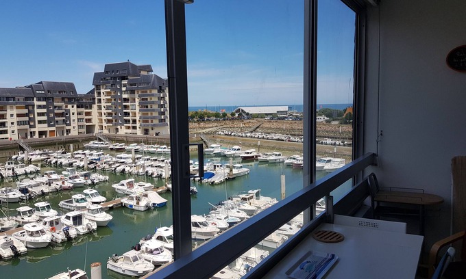 Saint-Jean-de-Brebeuf-sur-Seulles Apartment | La Marina, Normandy, Apartment 4 people with sea view and port