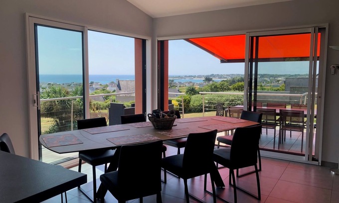 Poulgoazec House | La Pyramide*, Beautiful sea view- Calm