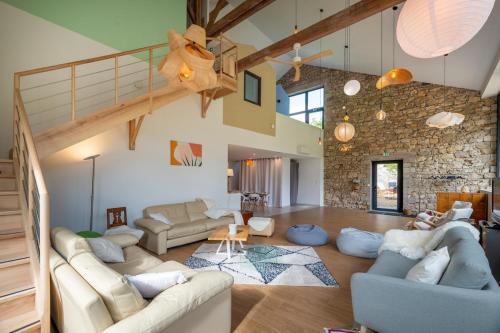 La Celle-sous-Gouzon House | La Ressource Malix XXL, EVJF relax, spa, view