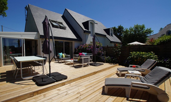 Combrit House | La Touline Sainte Marine Charming holiday home 50 m from the main beach
