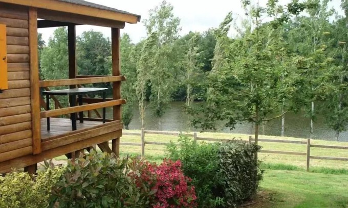 Naucelle Ski Chalet | Lake Bonnefon campsite * - Chalet PREMIUM with lake view 34 m2 (2 bedrooms) 5 people