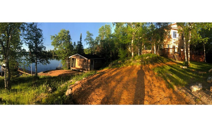Ely Cabin | Lake cabin on 5 acres and 780' of shoreline on an island with panoramic views.