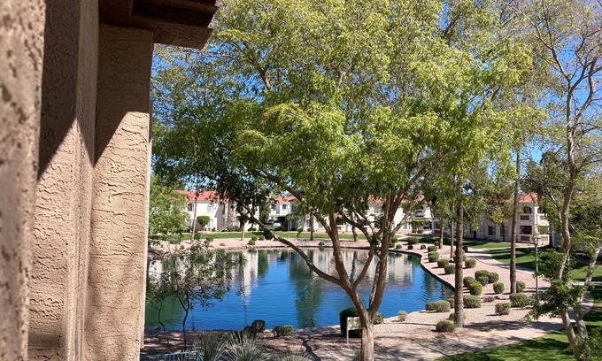 Superstition Lakes Condo | Lake Front 2nd floor condo w/community pool/spa, near golf course