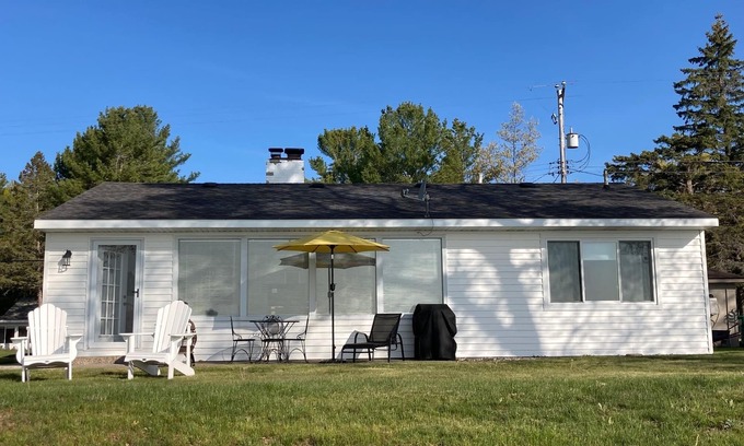East Tawas Cottage | Lake House living at its best. Spectacular views, beachy vibe!