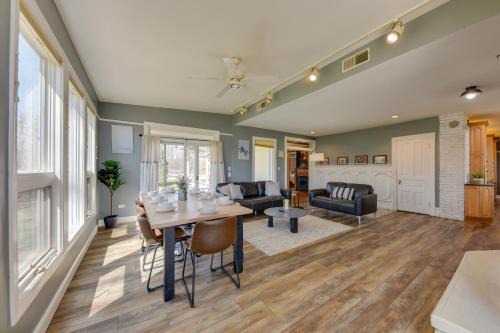 Racine House | Lake Michigan Vacation Rental with Private Beach!