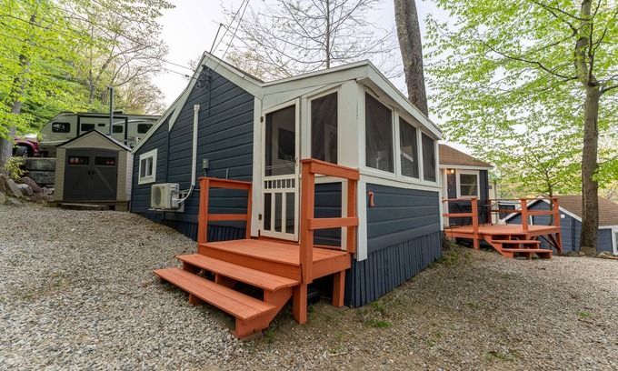Alton Bay Cabin | Lake View Cabin in Alton Bay Now featuring Lake Access, AC/TV/WiFi